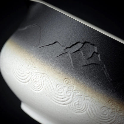 Black mountain matcha bowl