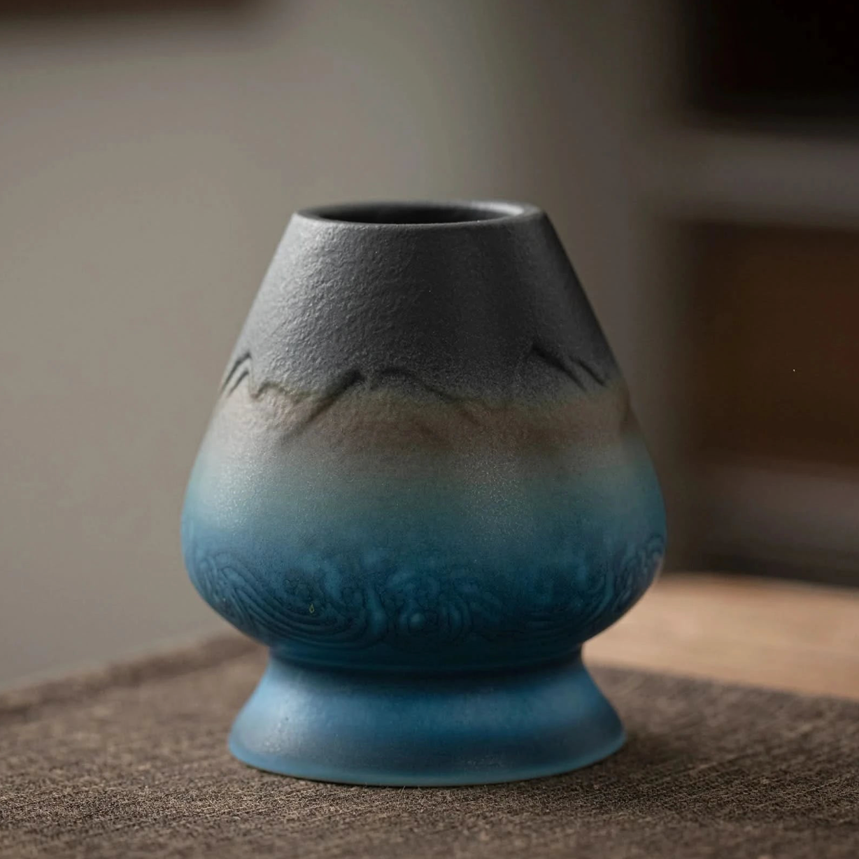 Blue mountain matcha set