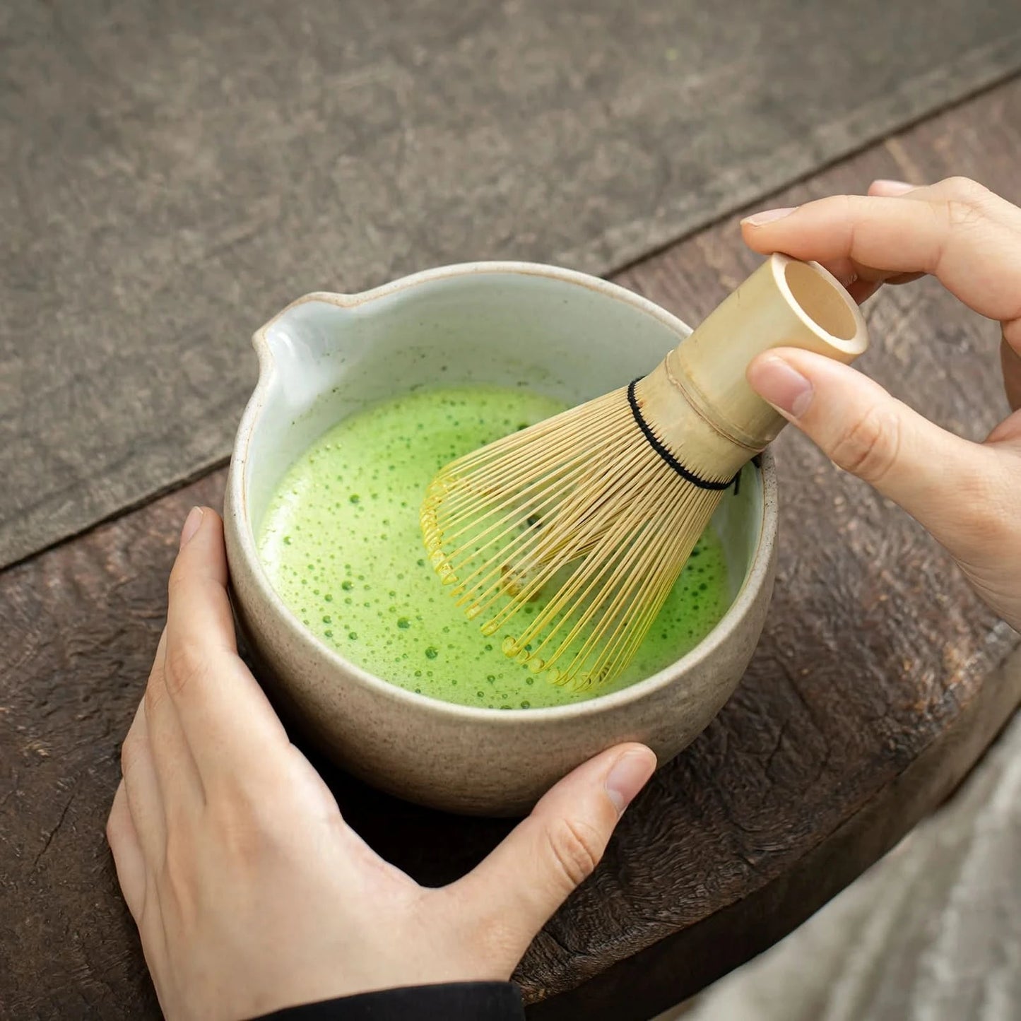 Dusty grey 7 piece ceremonial matcha set