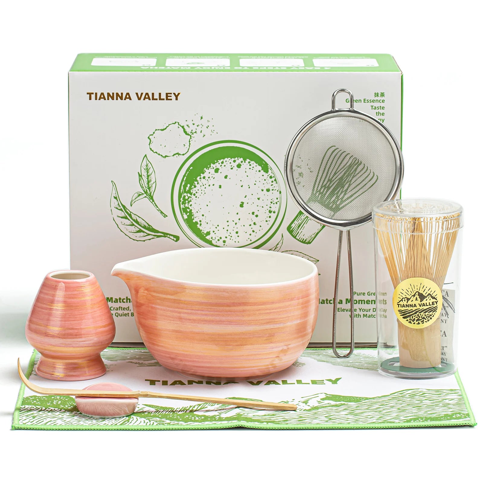 Matcha Sakura Swirl 7-piece set