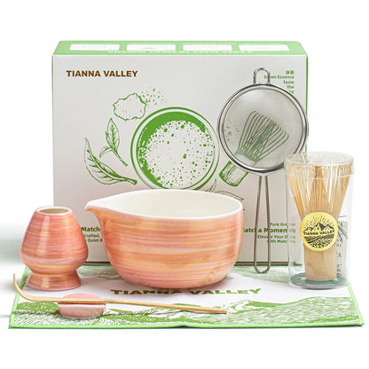 Matcha Sakura Swirl 7-piece set